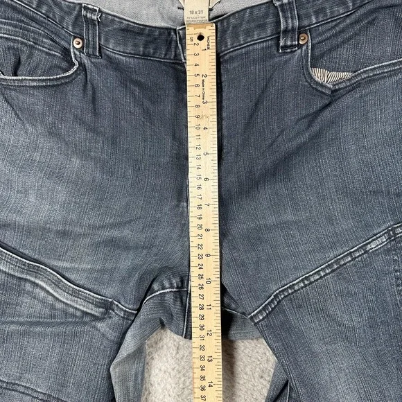 Duluth Trading Jeans Womens 18x31 Curvesetter Waistband Utility Work Double Knee - Picture 6 of 11